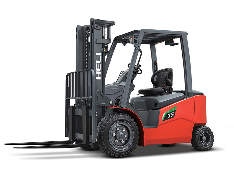 Električni viličar z Li-ion baterijo in nadgradnjo v opremi PLUS