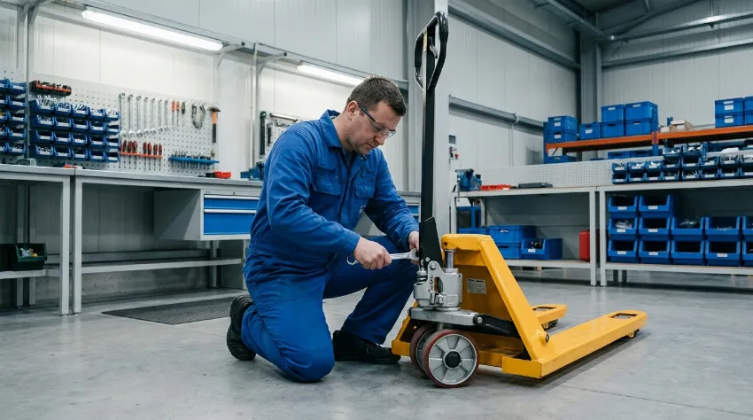 Delo mehanika v delavnici