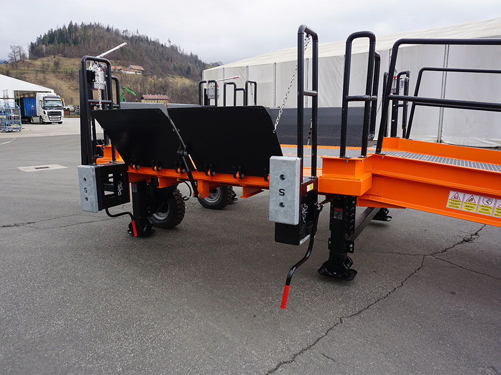 Podporna kolesa in močna konstrukcija